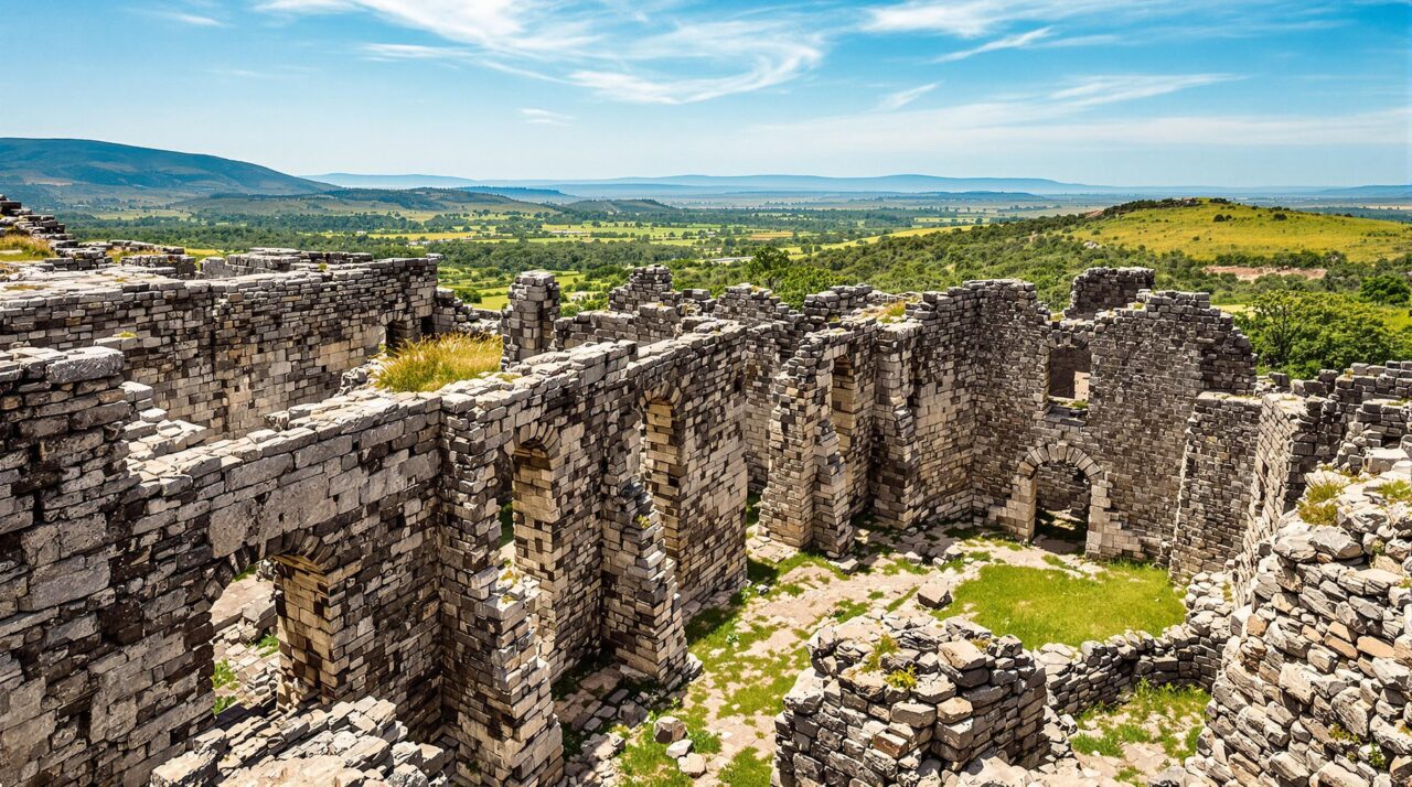 Great Zimbabwe Stone City in Africa