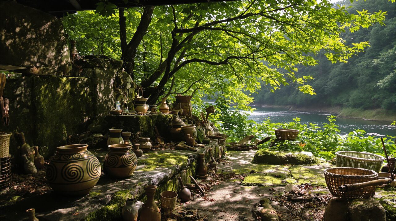 Jomon settlement Ancient Japan