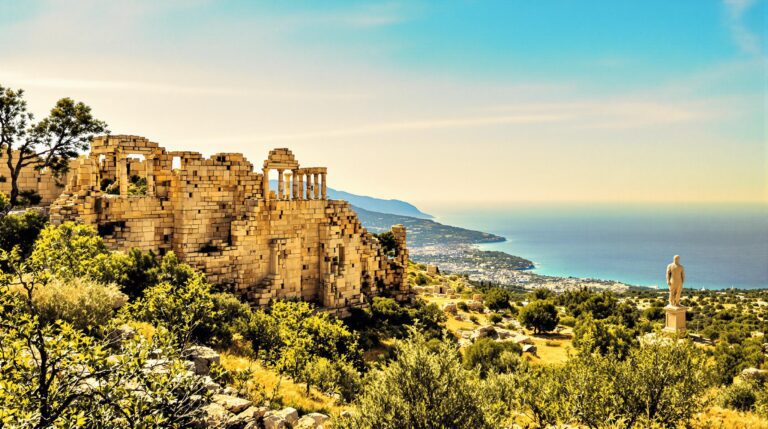 Mycenaean palace rise majestically